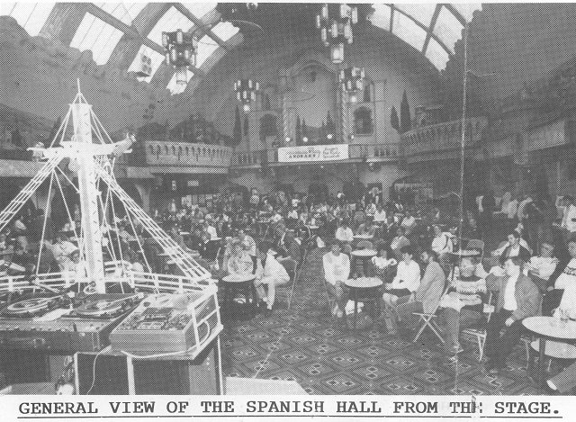 A general view of the Spanish Hall from the stage